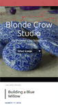 Mobile Screenshot of blondecrowstudio.com